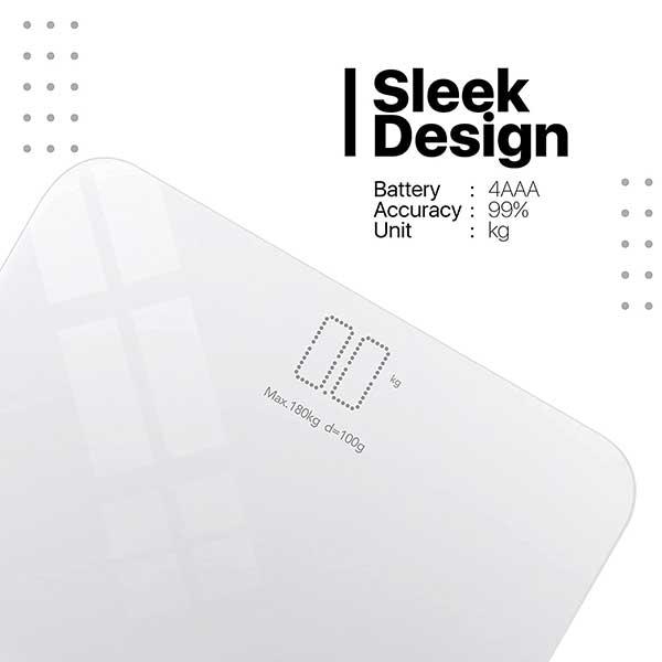 Vandelay Digital Body Scale - White - Weighing Scale