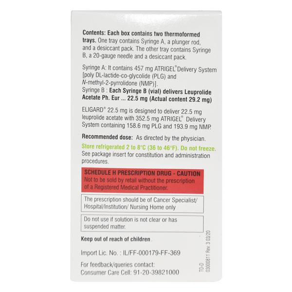 Eligard 22.5mg Injection 1'S - Cancer Oncology-Cyt
