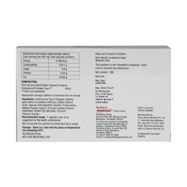 Collasmart 40mg Capsule 10'S - Supplements-Sup