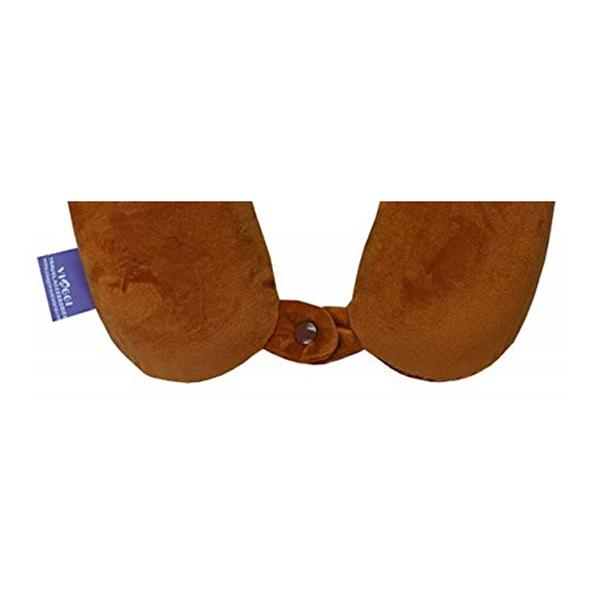 VIAGGI U Shape Memory Neck Foam Pillow - Brown - Pads And Pillows