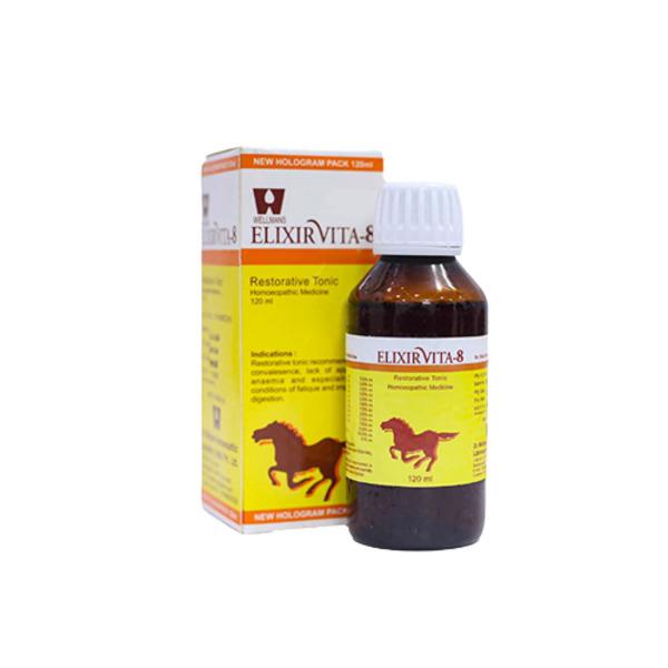 Dr.Wellmans Elixirvita-8 Tonic 120 ml - Speciality Medicine