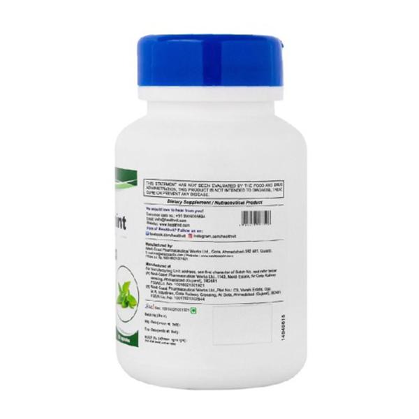 Healthvit Peppermint 30 mg Capsule 60's - Digestive Health