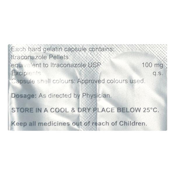 ITNOX 100 Capsule 10's - Fungal Infections-Anf