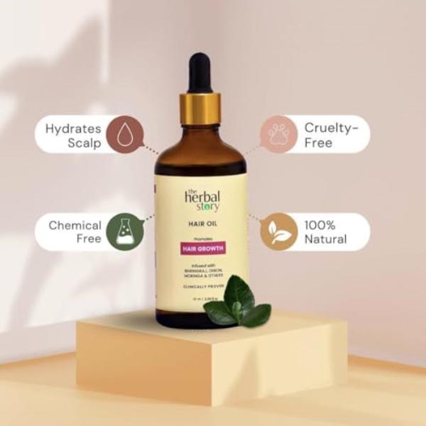 The Herbal Story Hair Growth Oil 50 ml - Hair Oils