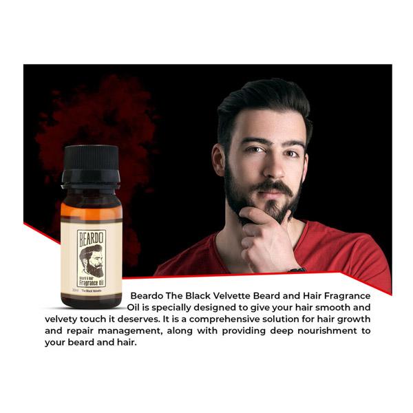 Beardo Beard & Hair Fragrance Oil - The Black Velvette 30 ml - Carrier Oils