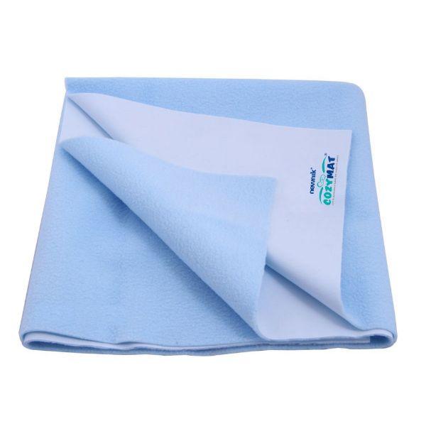 Netmeds | Cozymat Waterproof Bed Protector (S) - Sky Blue