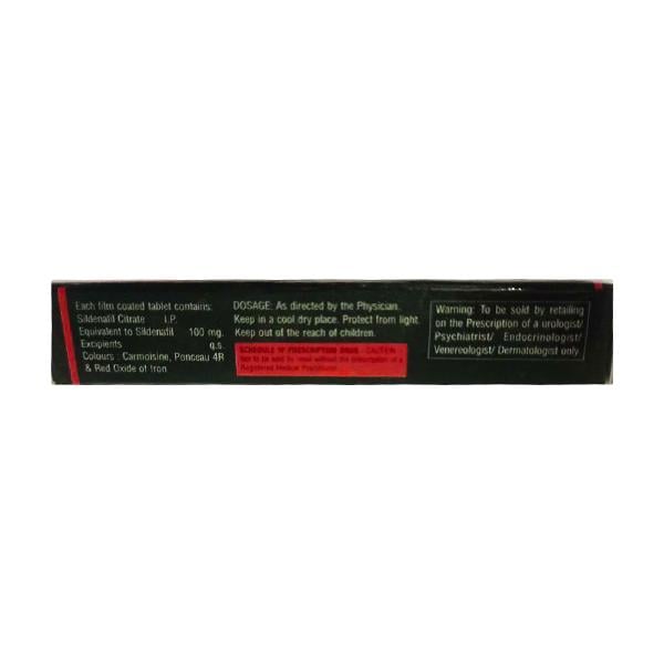 ZEAGRA 100mg Tablet 4's - Impotence/Erectile Dysfunction (Ed)