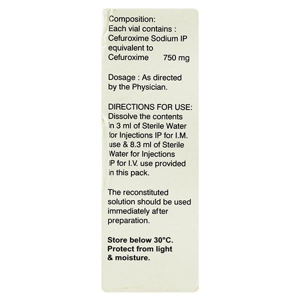 Forcef 750mg Injection 1's - Bacterial Infections-Cep