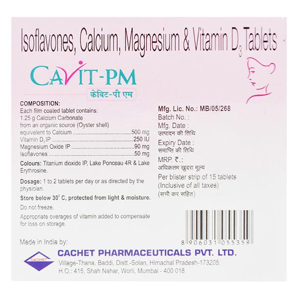 CAVIT PM Tablet 15's - Supplements-Cal