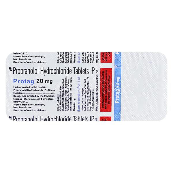 PROTAG 20 Tablet 10's - Hypertension-Bet