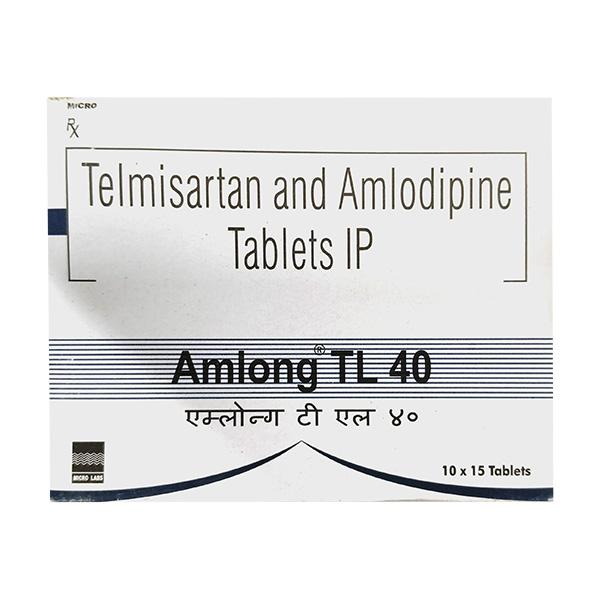 AMLONG TL 40 Tablet 15's - Hypertension-Ang