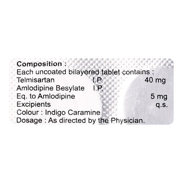 TELX AM 40/5 Tablet 15's - Hypertension-Ang