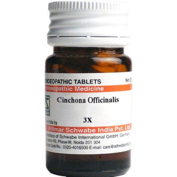 Dr.Willmar Schwabe Cinchona Officinalis (China) 3X Tablet 20 gm - Triturations (Homeo Tablets)