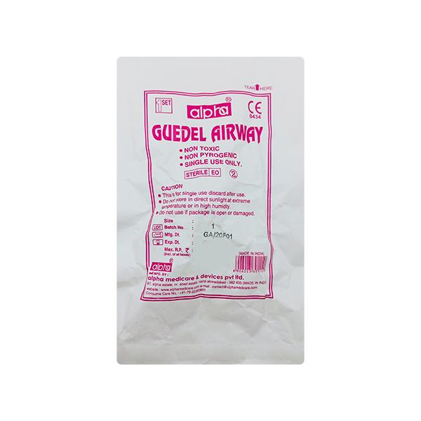 Alpha Guedel Airway (Size 1) - Airways