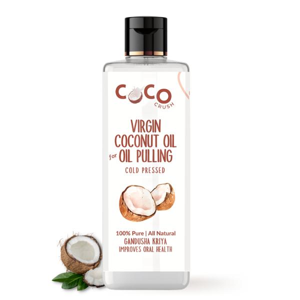 Coco Crush Cold Pressed Oil Pulling Coconut Oil 200 ml - Personal Care (Ayush)
