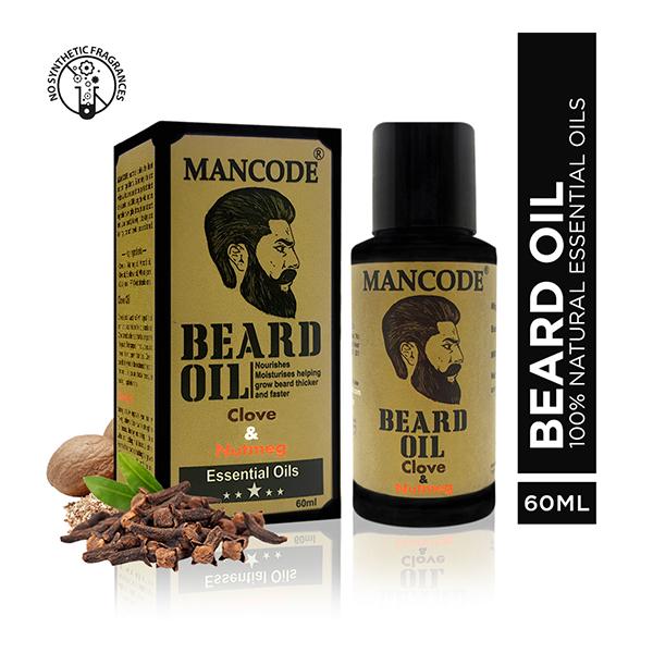 Netmeds | Mancode Beard Oil - Clove & Nutmeg 100 ml