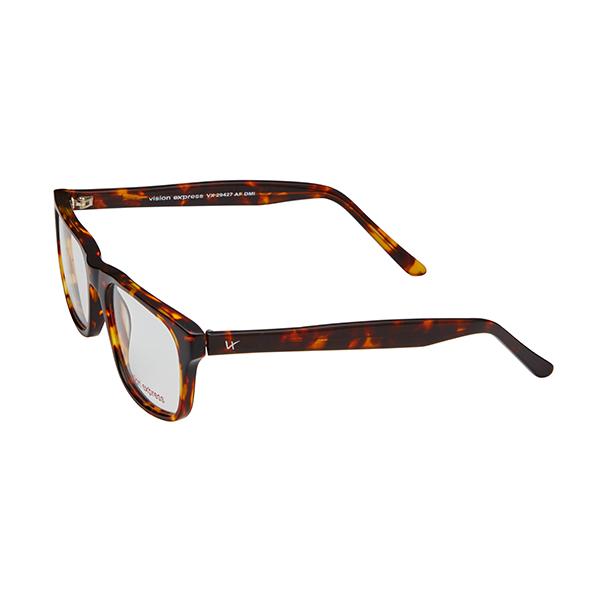 Vision Express 29427 Brown Rectangle Eyeglasses (Including Anti-Reflective Coating Lens) 1's - Wearables Eye Glasses