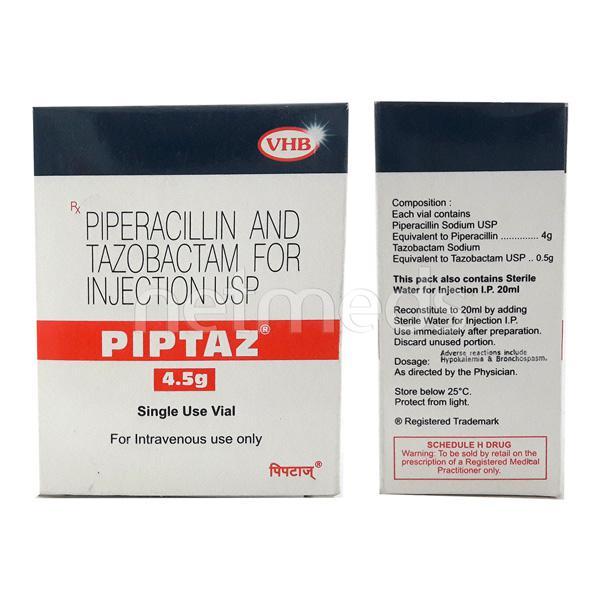 Piptaz 4.5gm Injection 1's - Bacterial Infections-Pen