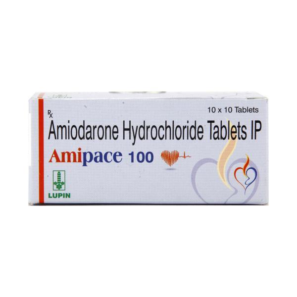 Amipace 100mg Tablet 10'S - Arrhythmiasis