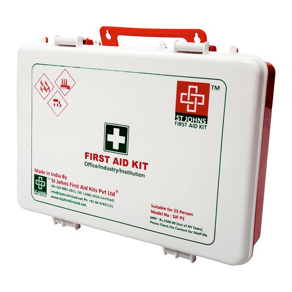 Netmeds | St Johns Workplace First Aid Kit Plastic Box - Large (SJF P2)