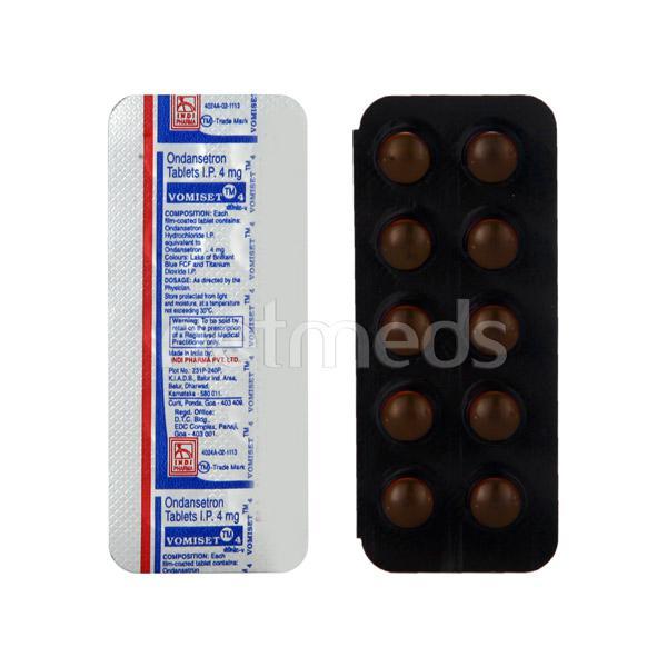 Vomiset 4mg Tablet 10'S - Vomitting/Emesis-Ant