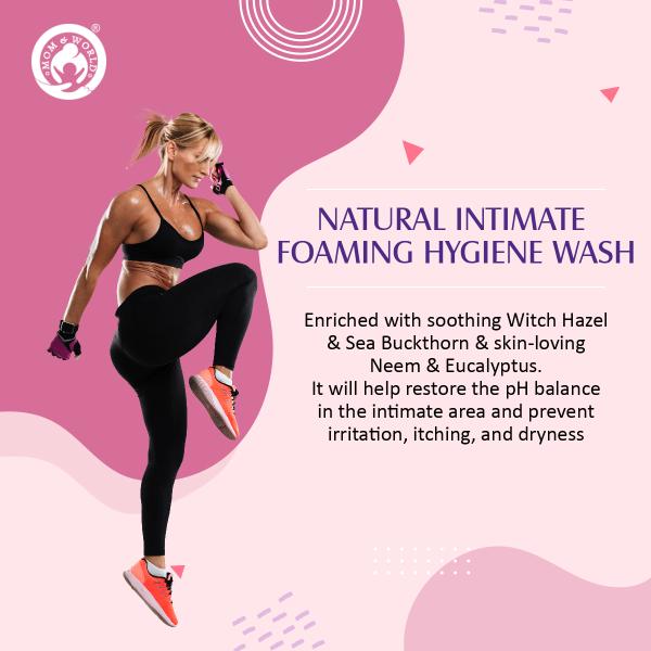 Mom & World Natural Intimate Foaming Hygiene Wash 120 ml - Intimate Care
