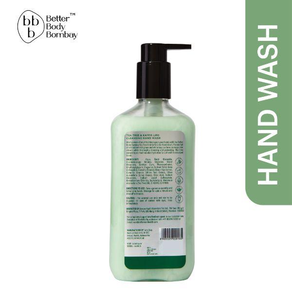 BBB Better Body Bombay Cleansing Hand Wash- Tea Tree & Kaffir Lime 300 ml - Hand Wash & Soaps