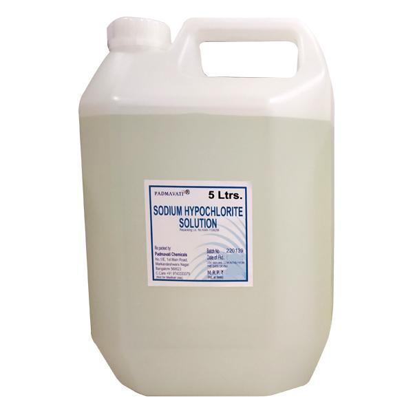 Padmavati Sodium Hypochlorite Solution 5 Litre