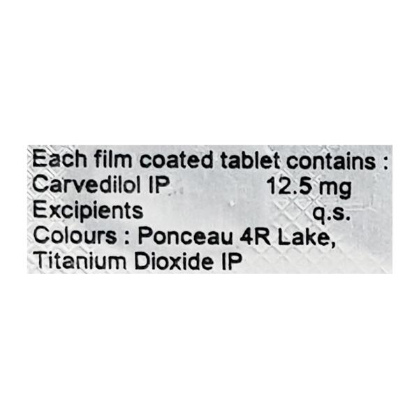 Carvil 12.5mg Tablet 10'S - Hypertension-Bet