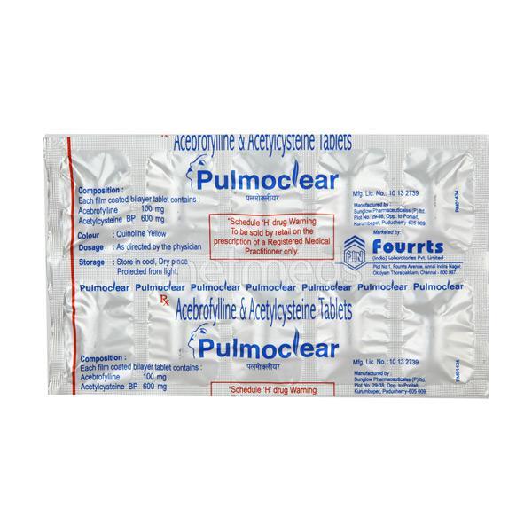 Pulmoclear Tablet 10'S - Asthma/COPD-Ast