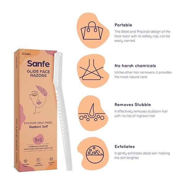 Sanfe Glide Face Razors 2's - Shaving & Hair Removal