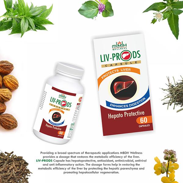 MBDH Wellness LIV-PRO DS Capsule 60's - Speciality Medicines