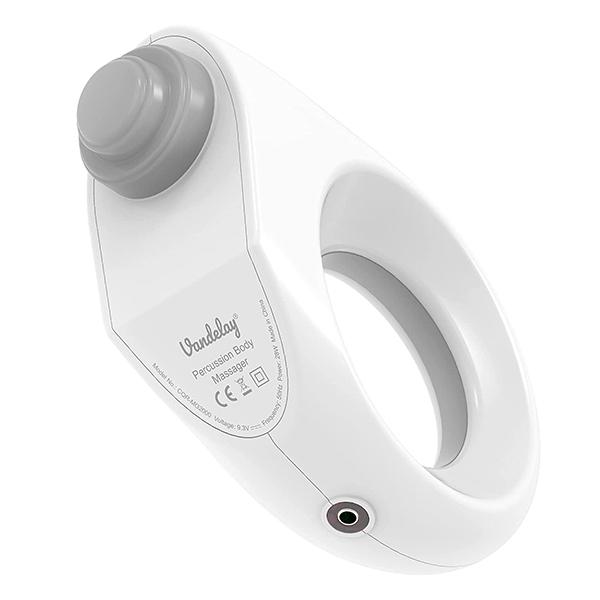 Vandelay Deep Tissue Gun Wireless Massager - White - Massagers
