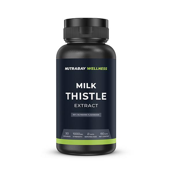 Netmeds | Nutrabay Wellness Milk Thistle Extract 1000mg Capsule 60's