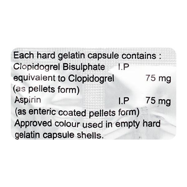 CLOPIRISE A 75 Capsule 10's - Blood Clot-Ant