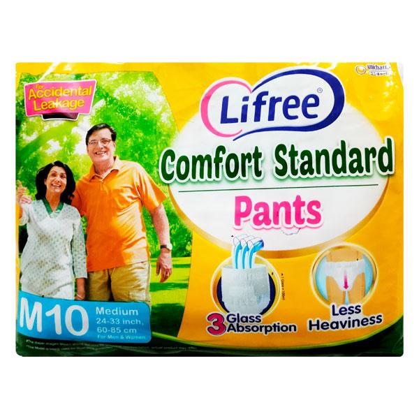 Netmeds | Lifree Comfort Standard Adult Diaper Pants (M) 10's
