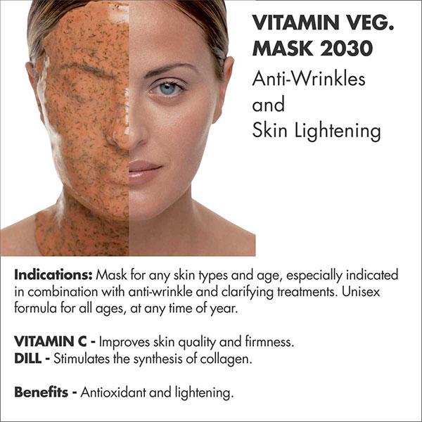Casmara Prestige Vitamin Vegetable Facial Mask 2030 (Pack of 10 x 100 ml + 25 g) - Face Packs