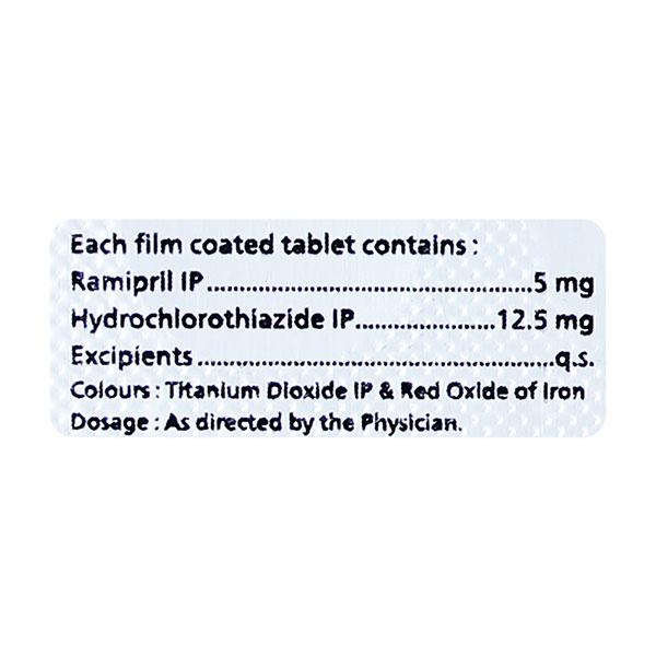 RAMICON H 5 Tablet 10's - Hypertension-ACE