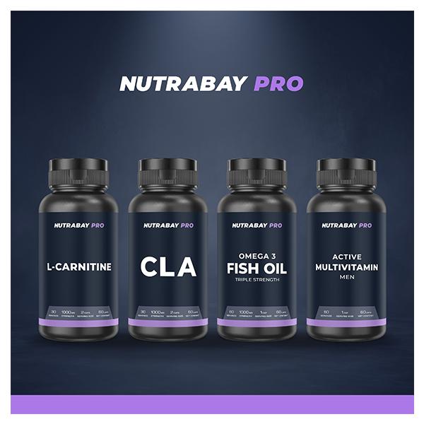 Nutrabay Pro L-Carnitine 1000mg Capsule 60's - Workout Essentials