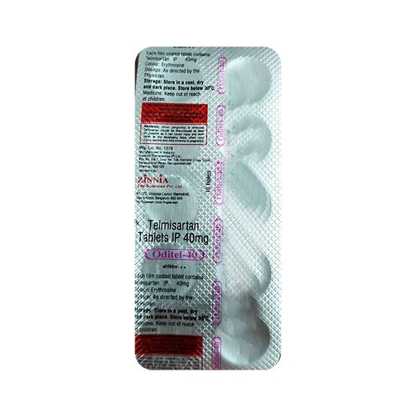 ODITEL 40mg Tablet 10's - Hypertension-Ang