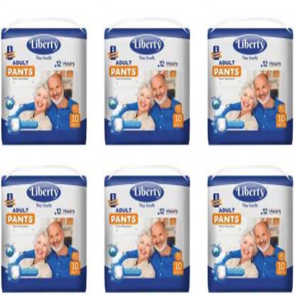 Netmeds | Liberty Adult Diaper (XL) (Pack of 6 x 10's)