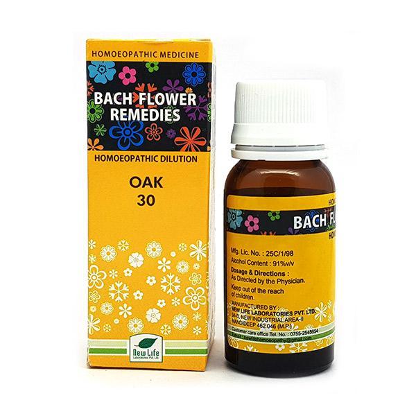 Netmeds | New Life Bach Flower Oak 30 Liquid 30 ml