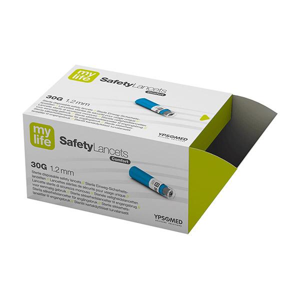 Ypsomed Mylife Safety Lancets (30 G x 1.2 mm) 200's - Blood Glucose Monitors/Strips