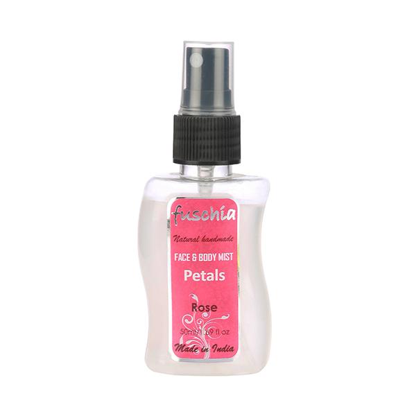 Fuschia Natural Handmade Face & Body Mist - Petals Rose 50 ml