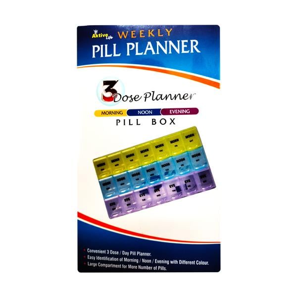 Netmeds | Aktive Life Weekly Pill Planner Pill Box