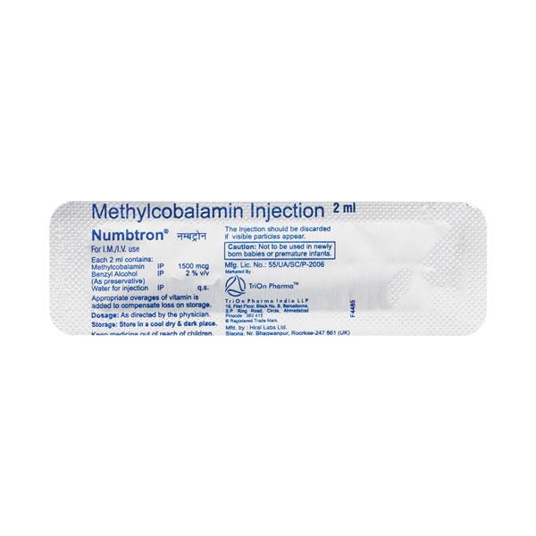 NUMBTRON Injection 2ml - Iron Supplement/Anaemia-Vma