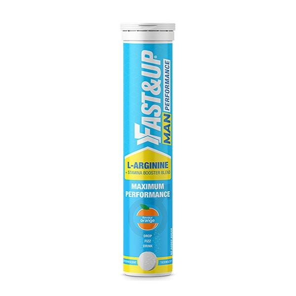 Netmeds | Fast&Up Man Performance Effervescent Tablet - Orange Flavour 20's