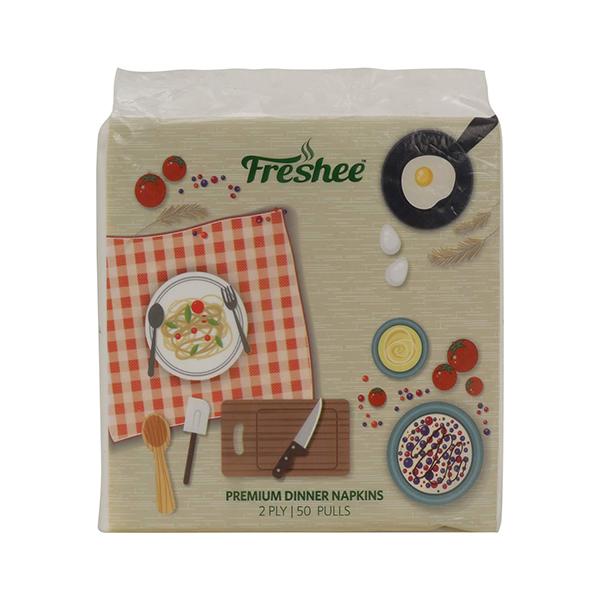 Freshee 2 Ply Premium Dinner Napkins (Pack of 2) - Tissues & Wipes