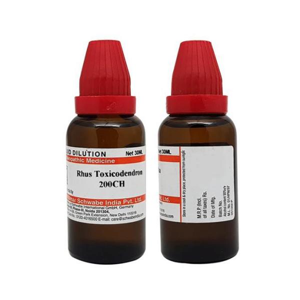 Dr. Reckeweg Rhus Toxicodendron 1M Liquid 11 ml - Dilutions
