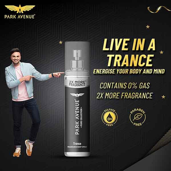 Park Avenue Pure Collection Trance Perfume Spray 135 ml - Men Perfumes (Edt/Edp)